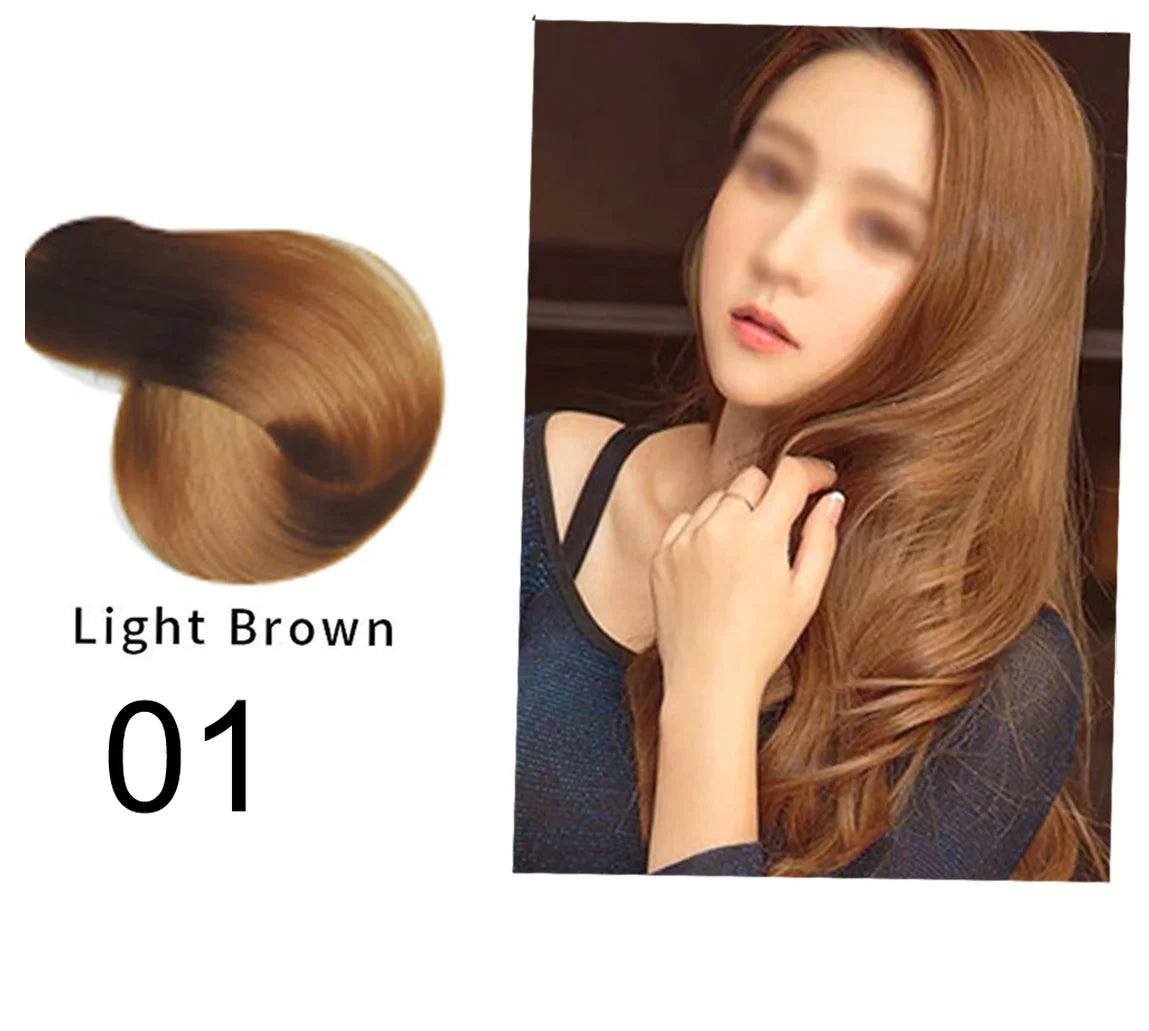 020-Mokeru 500ml Argan Oil Hair Dye Color Shampoo