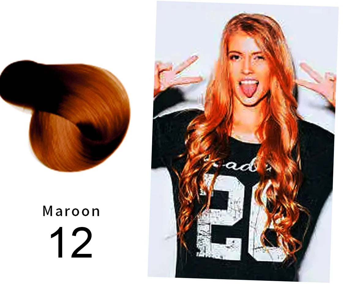 020-Mokeru 500ml Argan Oil Hair Dye Color Shampoo