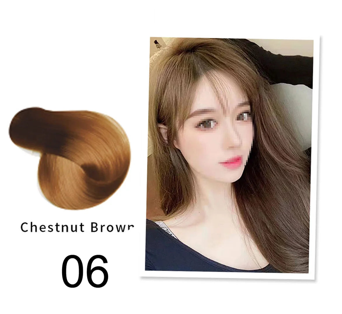 020-Mokeru 500ml Argan Oil Hair Dye Color Shampoo