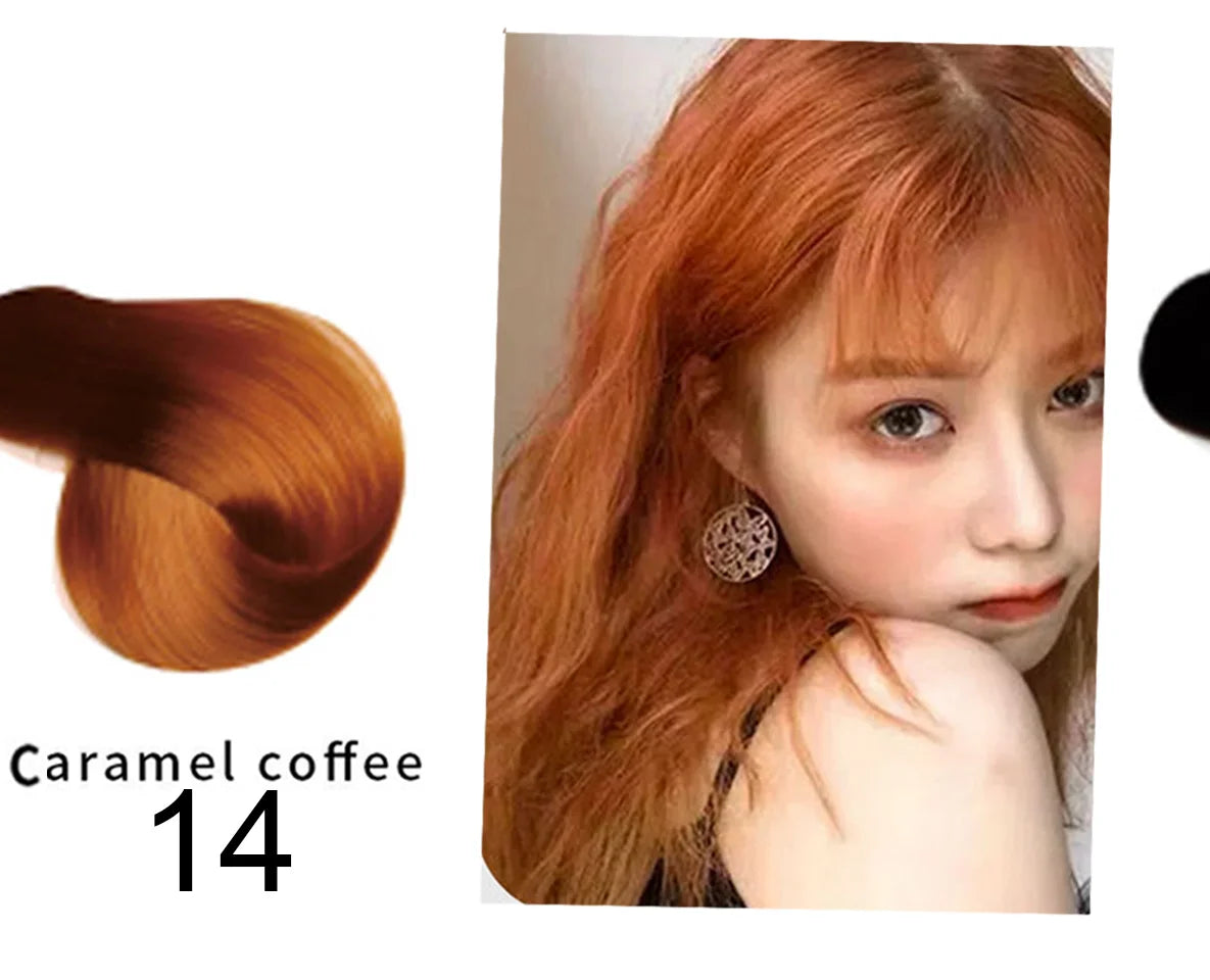 020-Mokeru 500ml Argan Oil Hair Dye Color Shampoo