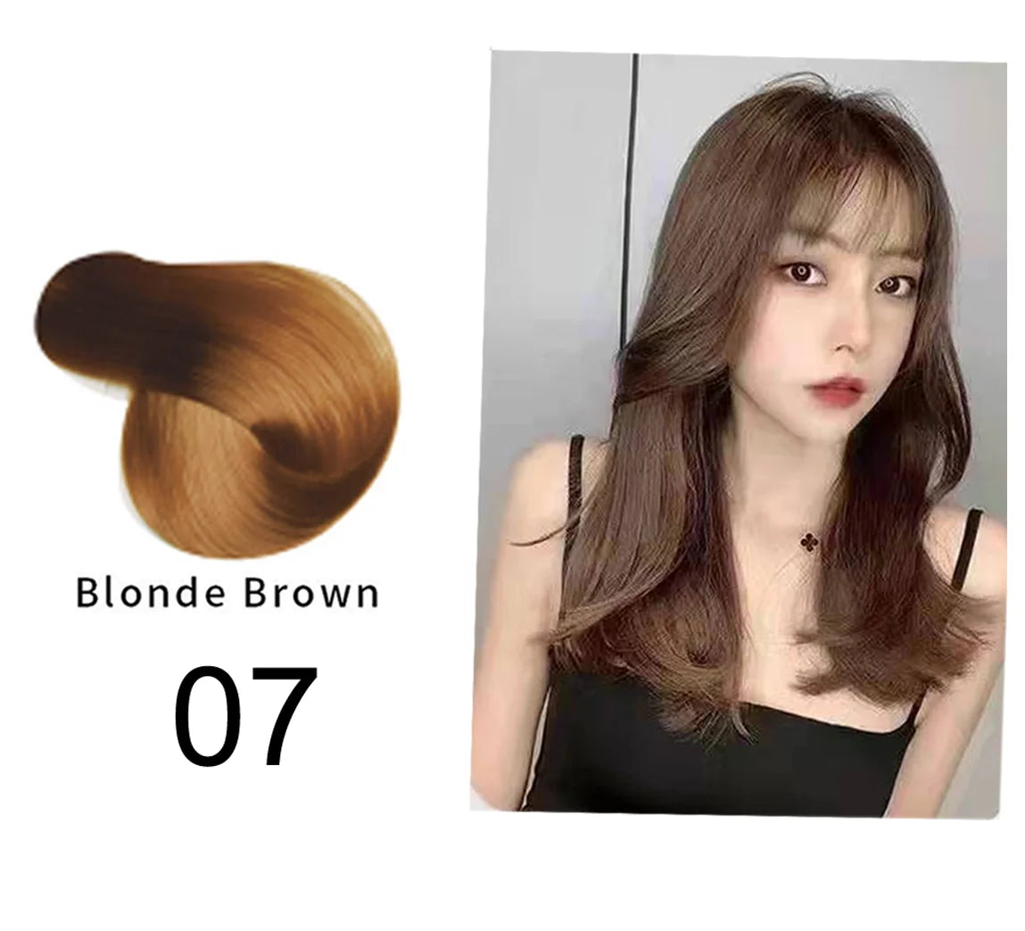020-Mokeru 500ml Argan Oil Hair Dye Color Shampoo