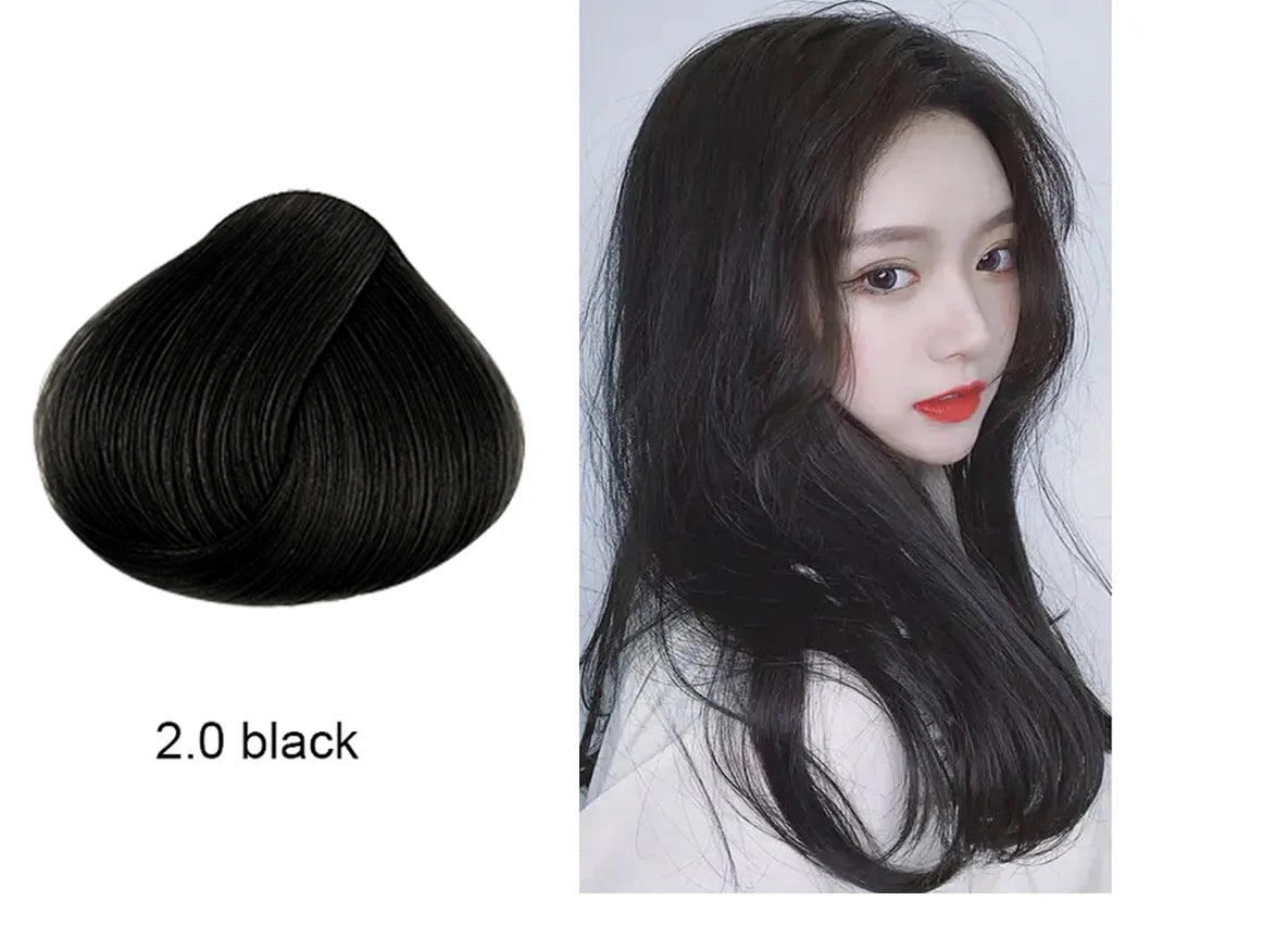 020-Mokeru 500ml Argan Oil Hair Dye Color Shampoo