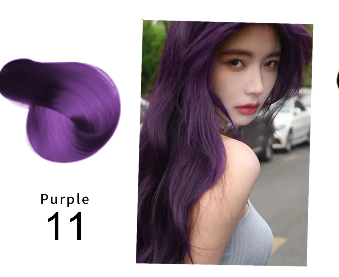 020-Mokeru 500ml Argan Oil Hair Dye Color Shampoo