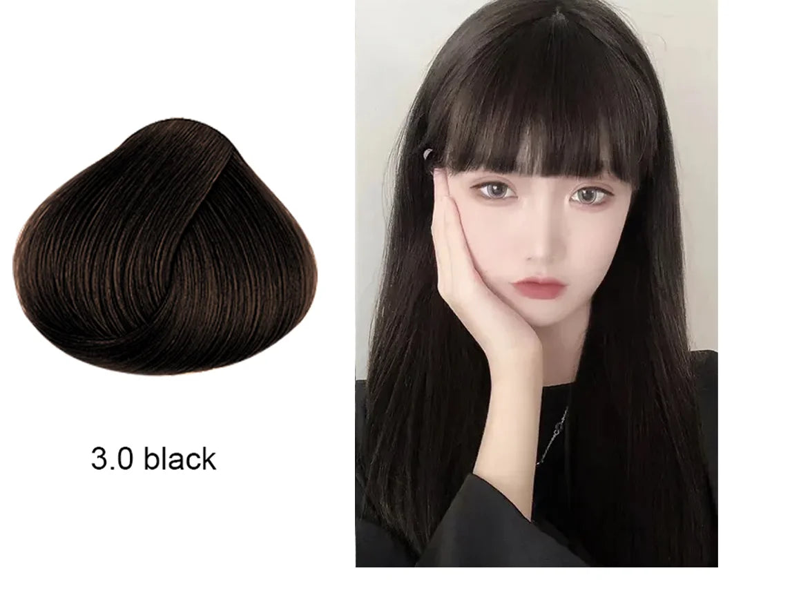 020-Mokeru 500ml Argan Oil Hair Dye Color Shampoo