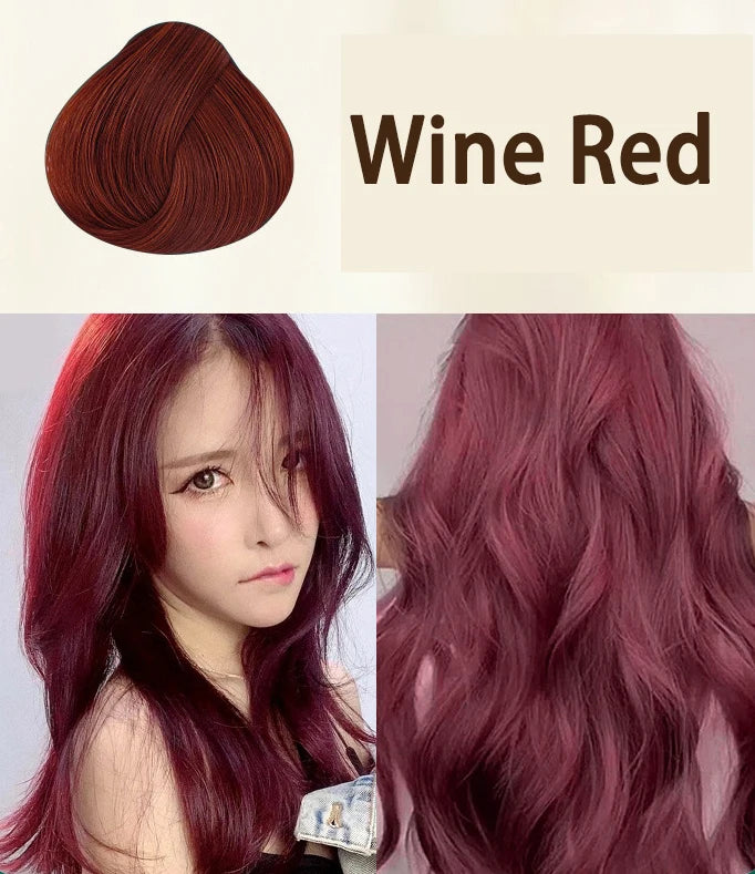 020-Mokeru 500ml Argan Oil Hair Dye Color Shampoo