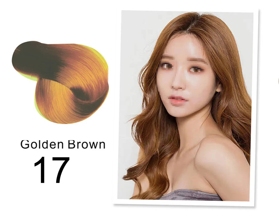 020-Mokeru 500ml Argan Oil Hair Dye Color Shampoo