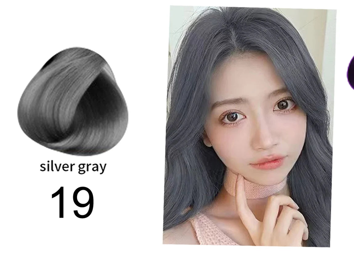020-Mokeru 500ml Argan Oil Hair Dye Color Shampoo