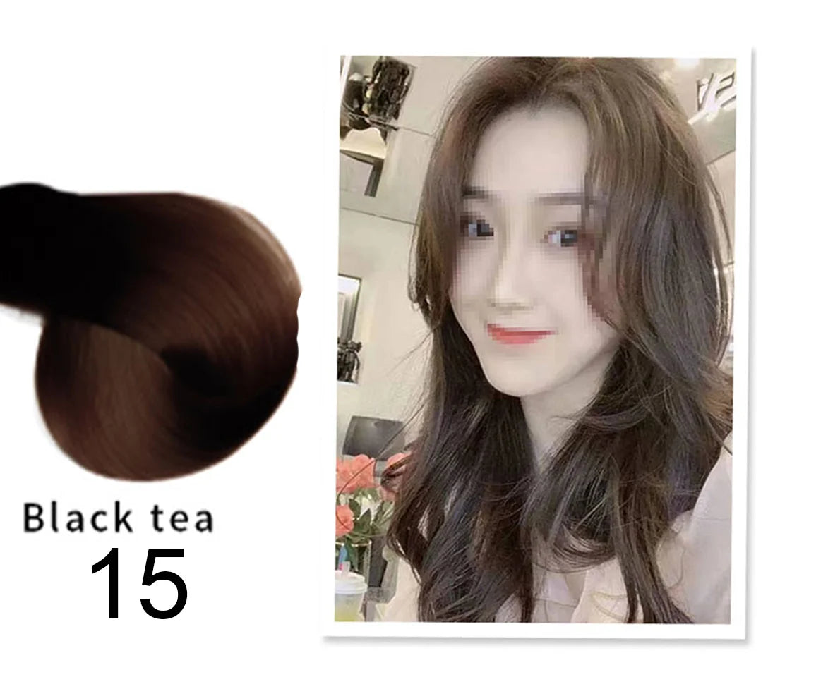 020-Mokeru 500ml Argan Oil Hair Dye Color Shampoo