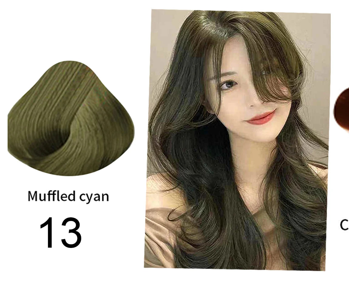 020-Mokeru 500ml Argan Oil Hair Dye Color Shampoo